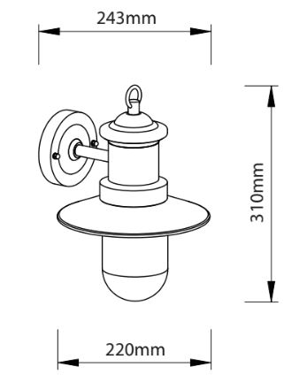 dimensions appliques exterieur